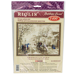 1400 Набор для вышивания Риолис 'Старая улочка', 40*30 см