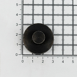 869636 Пуансон для кнопки 5/22 (S-образная) 'Полусфера с цветком' 22мм (A) 69636 и пр., металл BIG