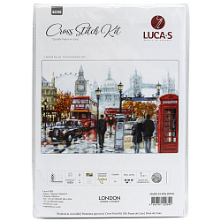 B2376 Набор для вышивания 'Лондон' 46,5*31см, Luca-S