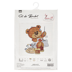 B1180 Набор для вышивания 'Медвежонок' 14*18,5см, Luca-S