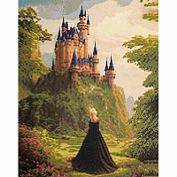 Cr 450141 Алмазная мозаика 'Возращение принцессы в замок', 40х50, Cristyle