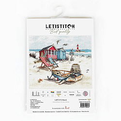 Leti972 Набор для вышивания LetiStitch 'Пляж' 26*22см