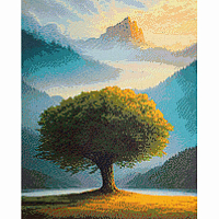 Cr 450159 Алмазная мозаика 'Дерево 'Мудрости', 40х50, Cristyle