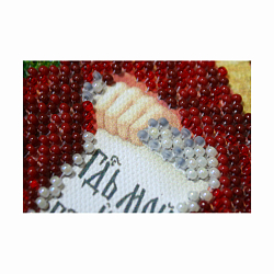 ААМ-117 Набор для вышивки бисером на натуральном художественном холсте 'Святой Фома' 10*15см