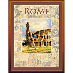 РТ-0026 Набор для вышивания Riolis 'Города мира. Рим', 30*40 см