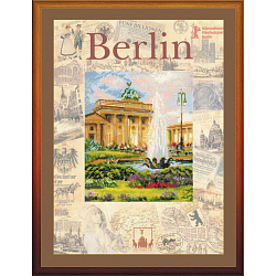 РТ-0027 Набор для вышивания Riolis 'Города мира. Берлин', 30*40 см