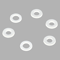 Кольцо уплотнительное пластик под блочку/ люверс №1,7 (уп.~100шт) NEW STAR