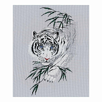 1438 Набор для вышивания ОВЕН 'Белый тигр' 20*33см