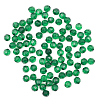 2023 Бусины пластиковые, акрил, прозрач. в цвете, граненые круглые, 8мм, 25гр, Astra&Craft 59 темно-зеленый