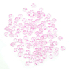 2023 Бусины пластиковые, акрил, прозрач. в цвете, граненые круглые, 8мм, 25гр, Astra&Craft 3 светло-розовый