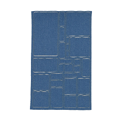 AC09 Набор заплаток самоклеящихся, джинс, квадрат/прямоугольник, 145x245мм