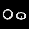Кнопка трикотажная (кольцо) 7,8мм цв.металл/цв.эмаль (уп.~144шт) NEW STAR 101 белый