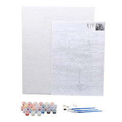 S106 - Набор для рисования по номерам 'Закат в бокале', 40*50см, Cristyle