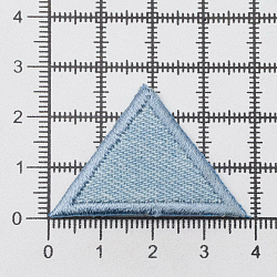 925283 Термоаппликация Треугольник, светлая джинса Prym